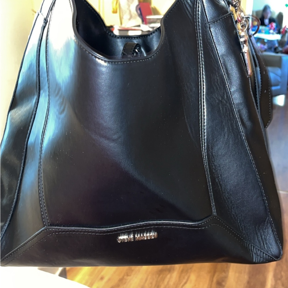 Steve Madden Sleek Black Shoulder Bag